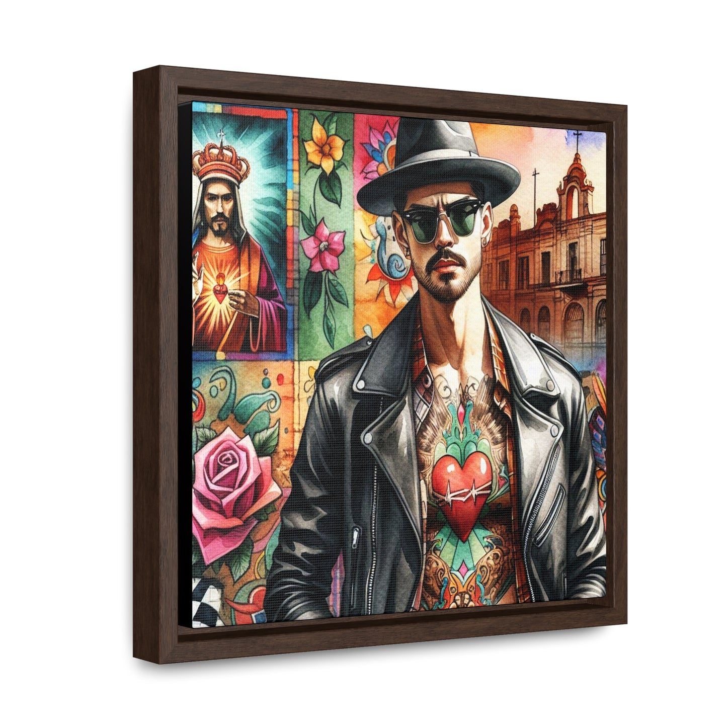 Joaquin #2 - Gallery Canvas Wraps, Square Frame