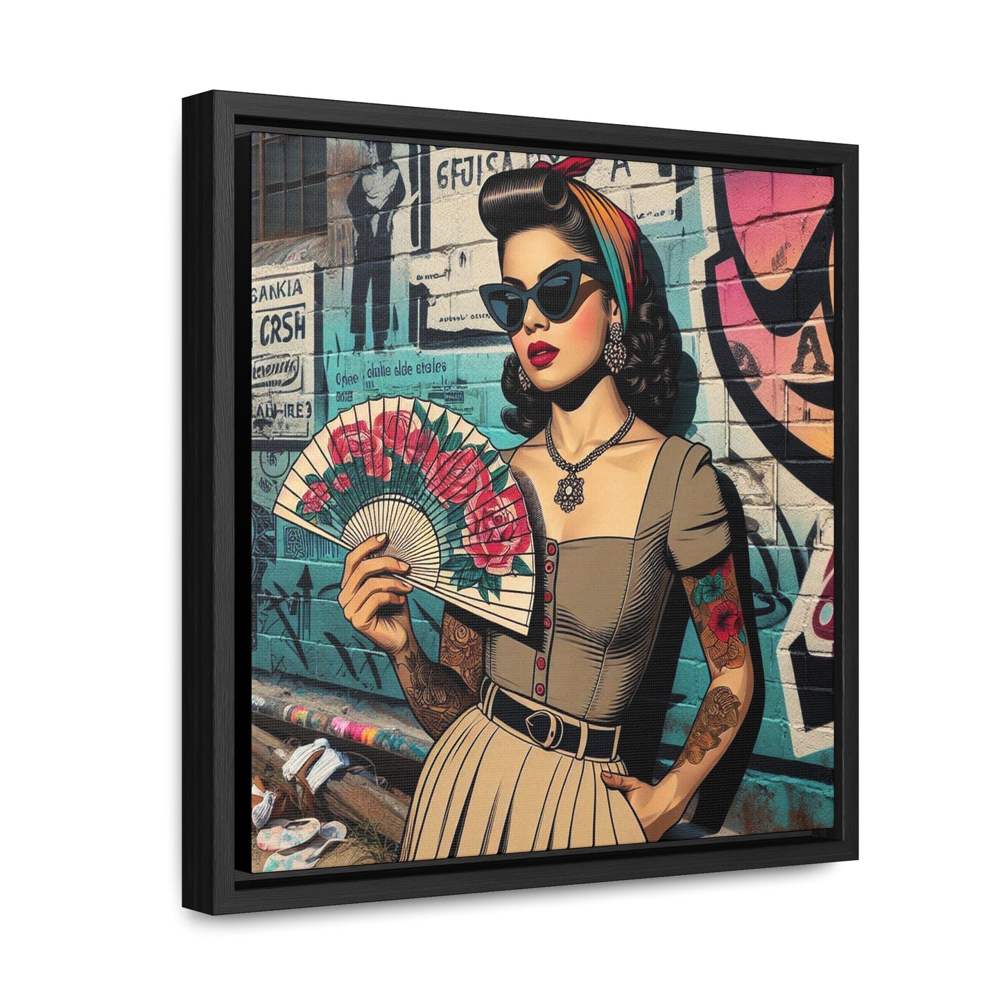 Sofia - Gallery Canvas Wraps, Square Frame