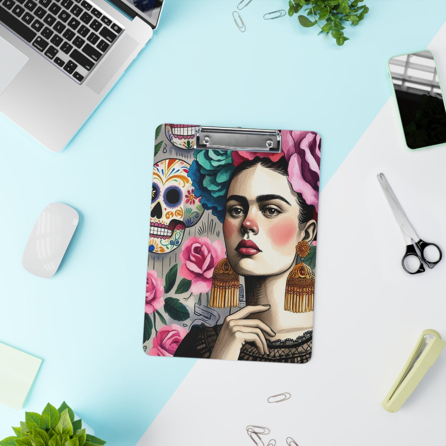 Frida con Rosas - Clipboard