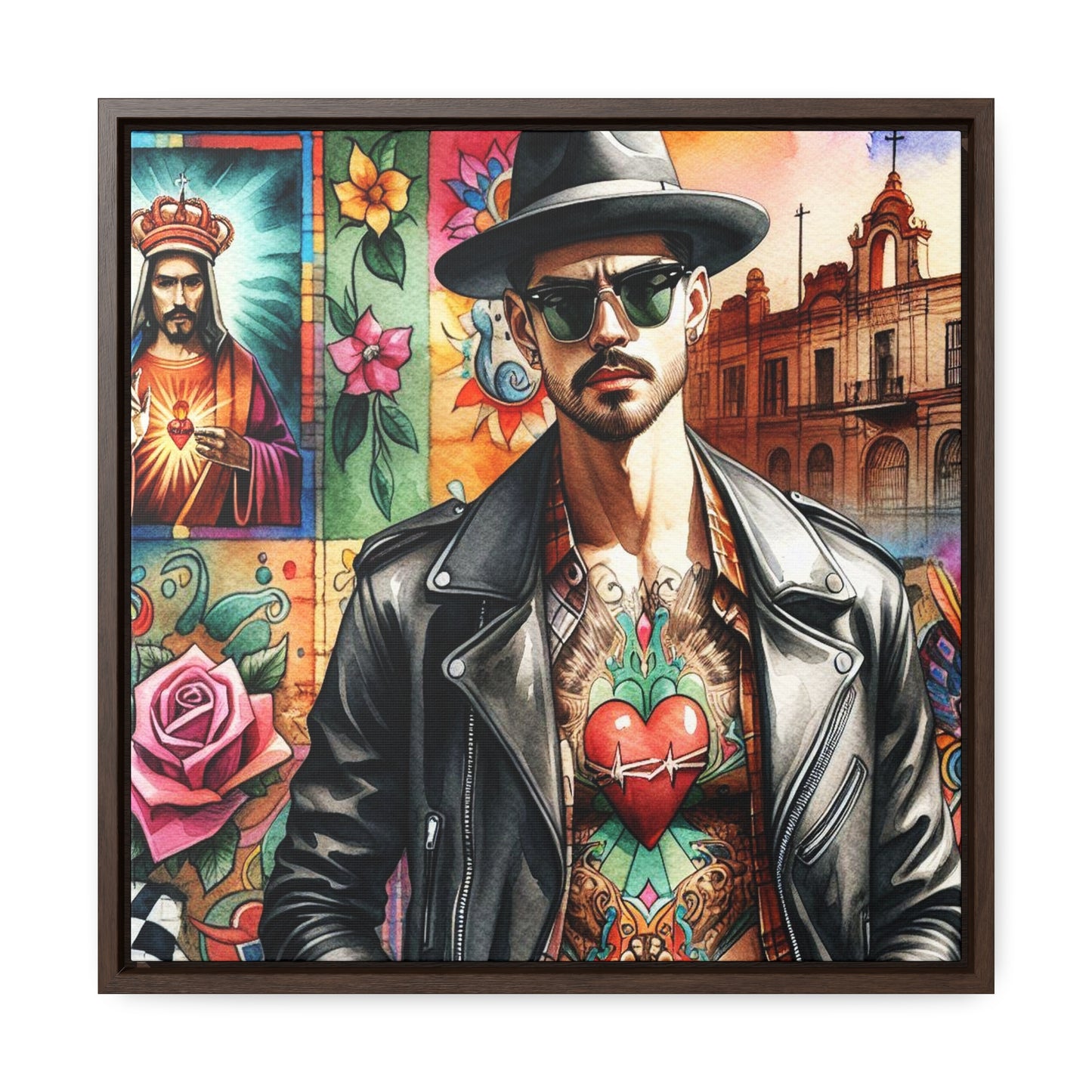 Joaquin #2 - Gallery Canvas Wraps, Square Frame