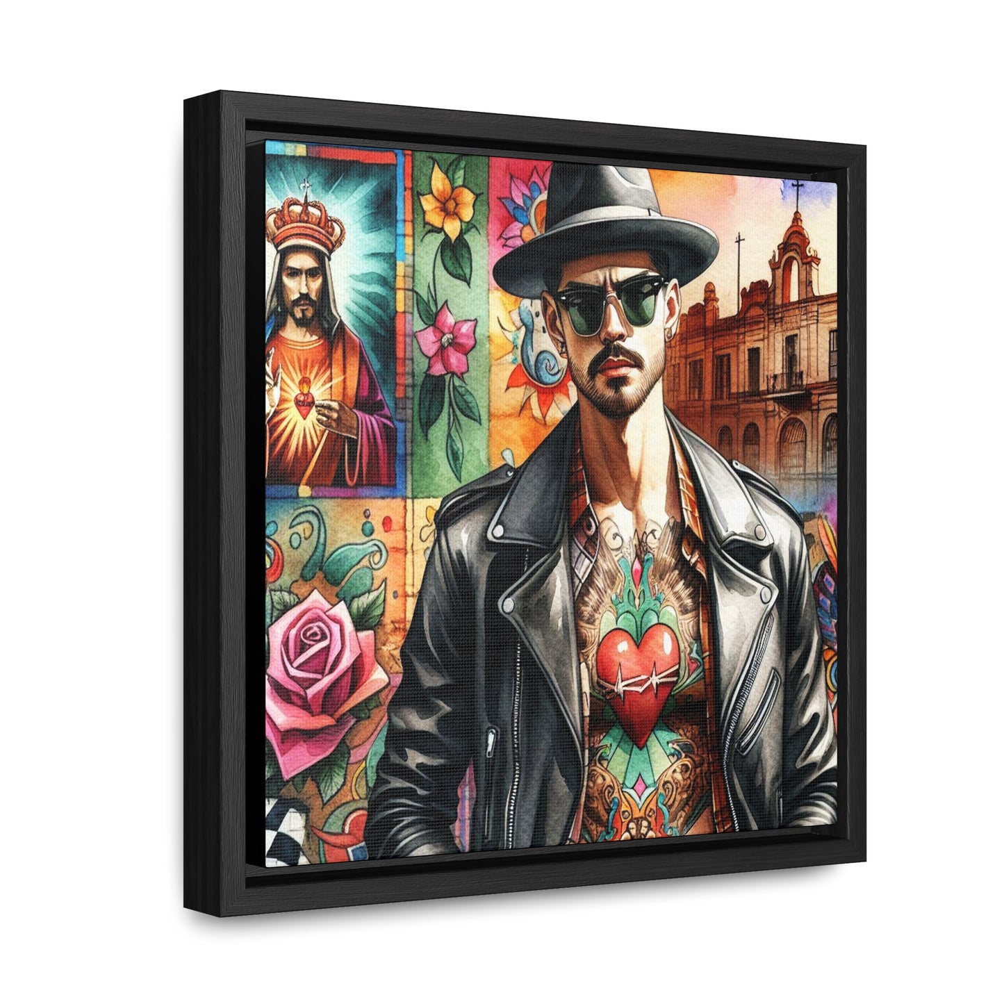 Joaquin #2 - Gallery Canvas Wraps, Square Frame