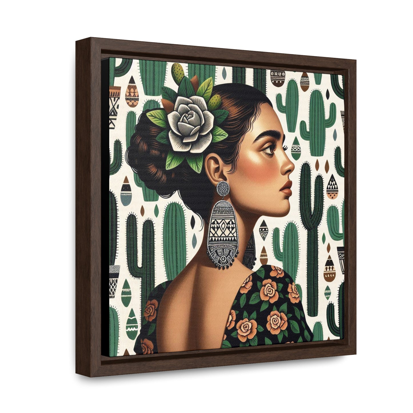 Natalia - Gallery Canvas Wraps, Square Frame