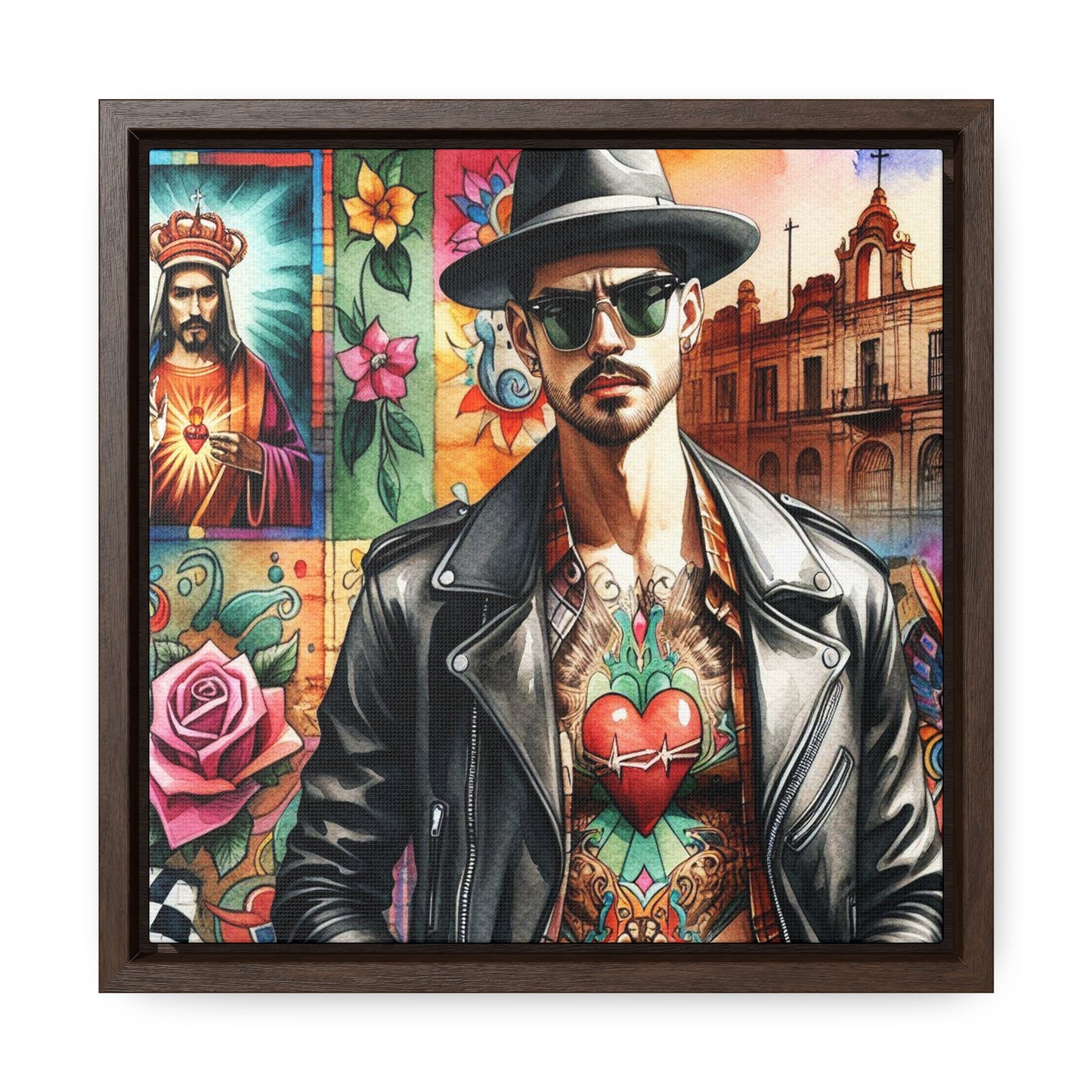 Joaquin #2 - Gallery Canvas Wraps, Square Frame