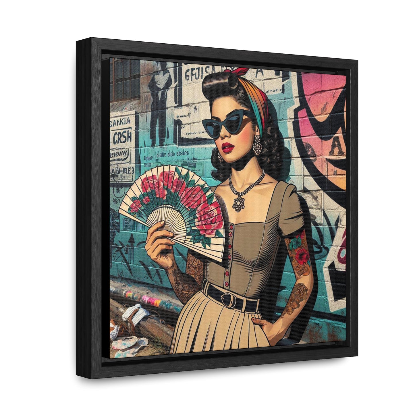 Sofia - Gallery Canvas Wraps, Square Frame