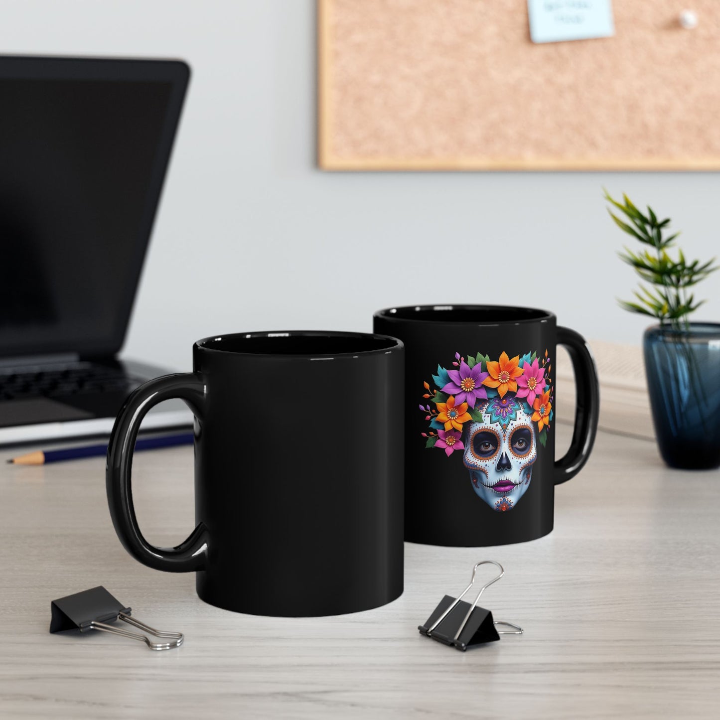 Catrina #4 - Black Mug (11oz, 15oz)