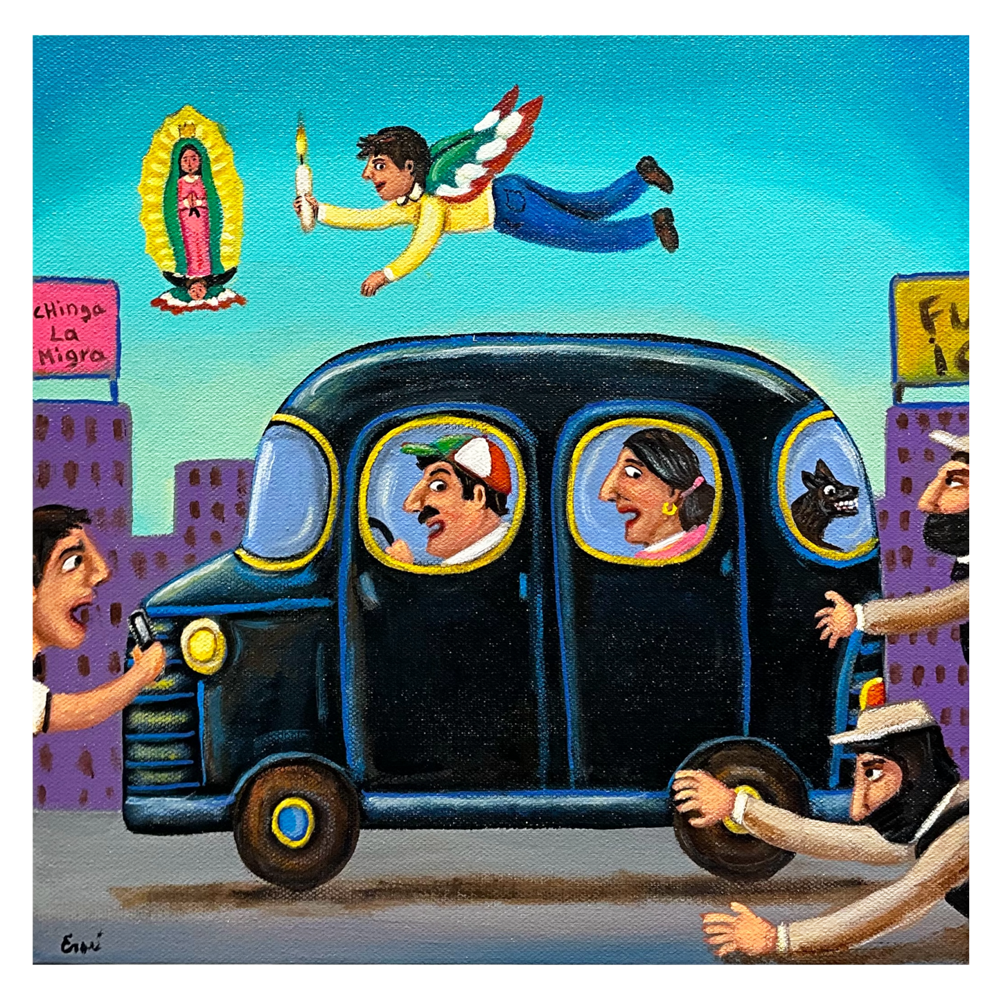 Retablo #1 (thank you virgencita)