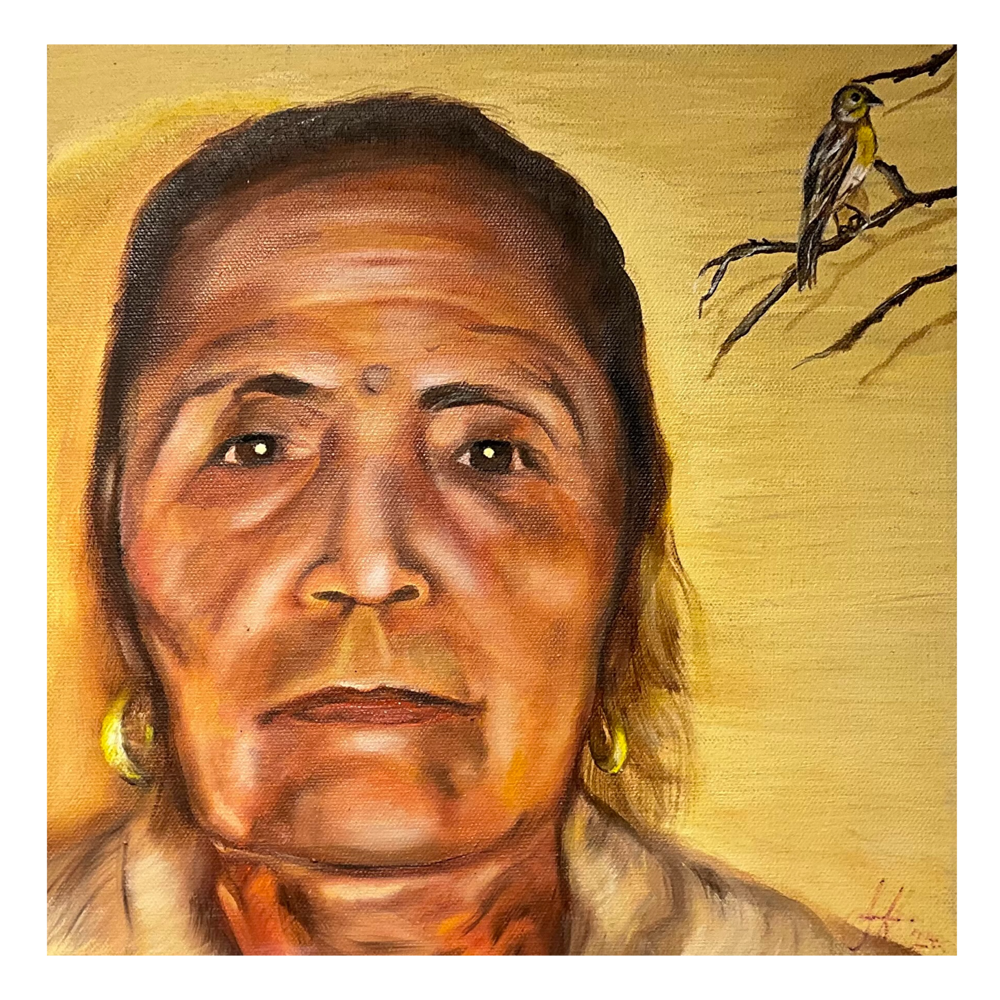 Abuela y su Gorrióncillo